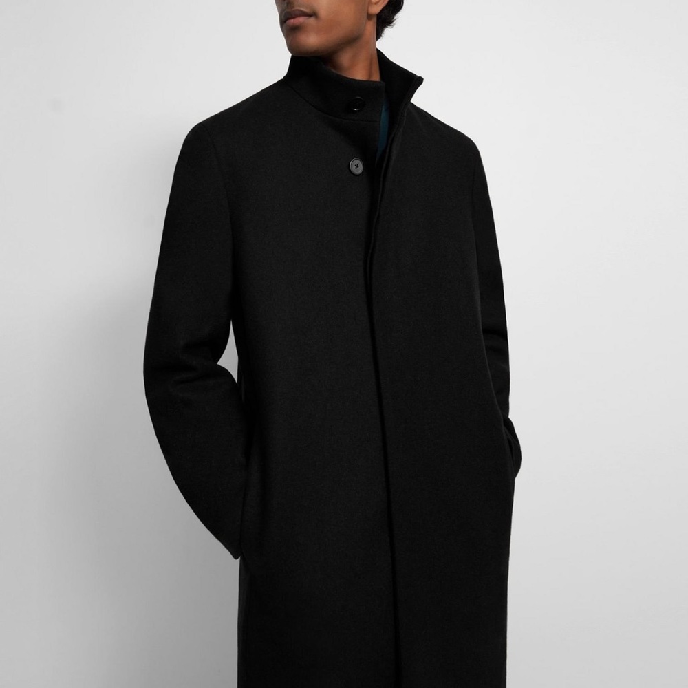Melton Wool Trench Coat / Overcoat by Theory